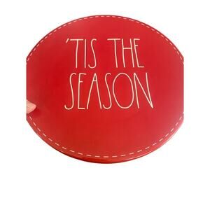 Rae Dunn 'Tis The Season Cake Pedestal 6"x12"
